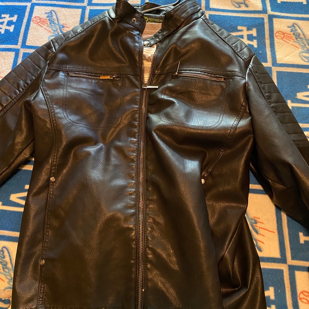 Leather jacket size m